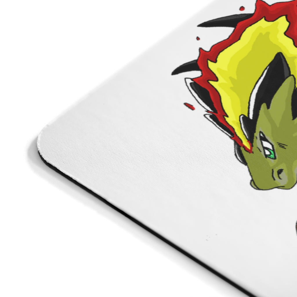 Chibakzu Mouse Pad featuring a vibrant full print design on a smooth neoprene surface, ideal for enhancing workspace aesthetics.