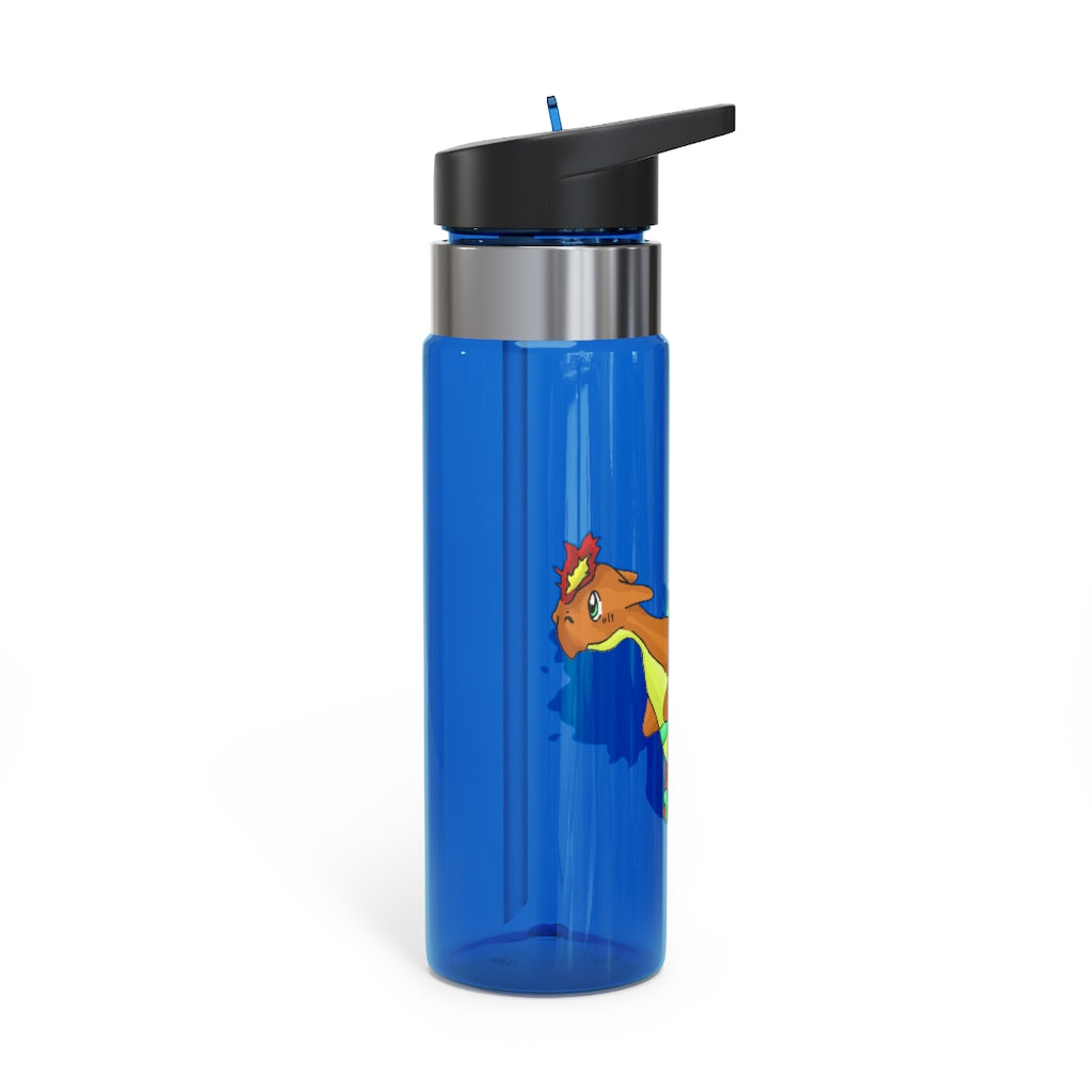 Chibiki Kensington Tritan™ Sport Bottle in vibrant colors with a carabiner hook, showcasing its sleek design and straw lid.