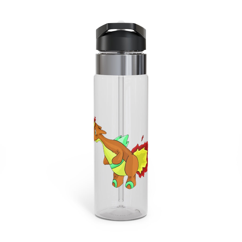 Chibiki Kensington Tritan™ Sport Bottle in vibrant colors with a carabiner hook, showcasing its sleek design and straw lid.