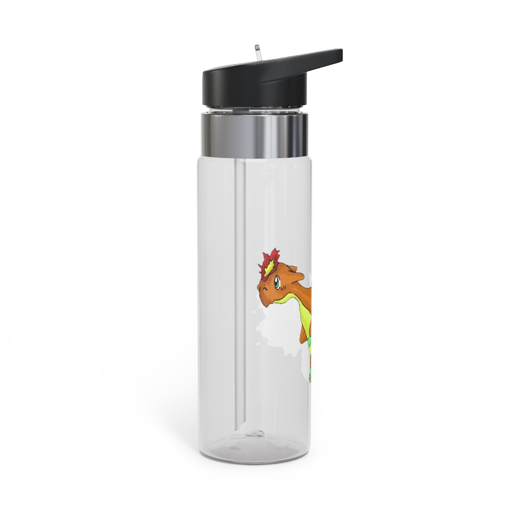 Chibiki Kensington Tritan™ Sport Bottle in vibrant colors with a carabiner hook, showcasing its sleek design and straw lid.