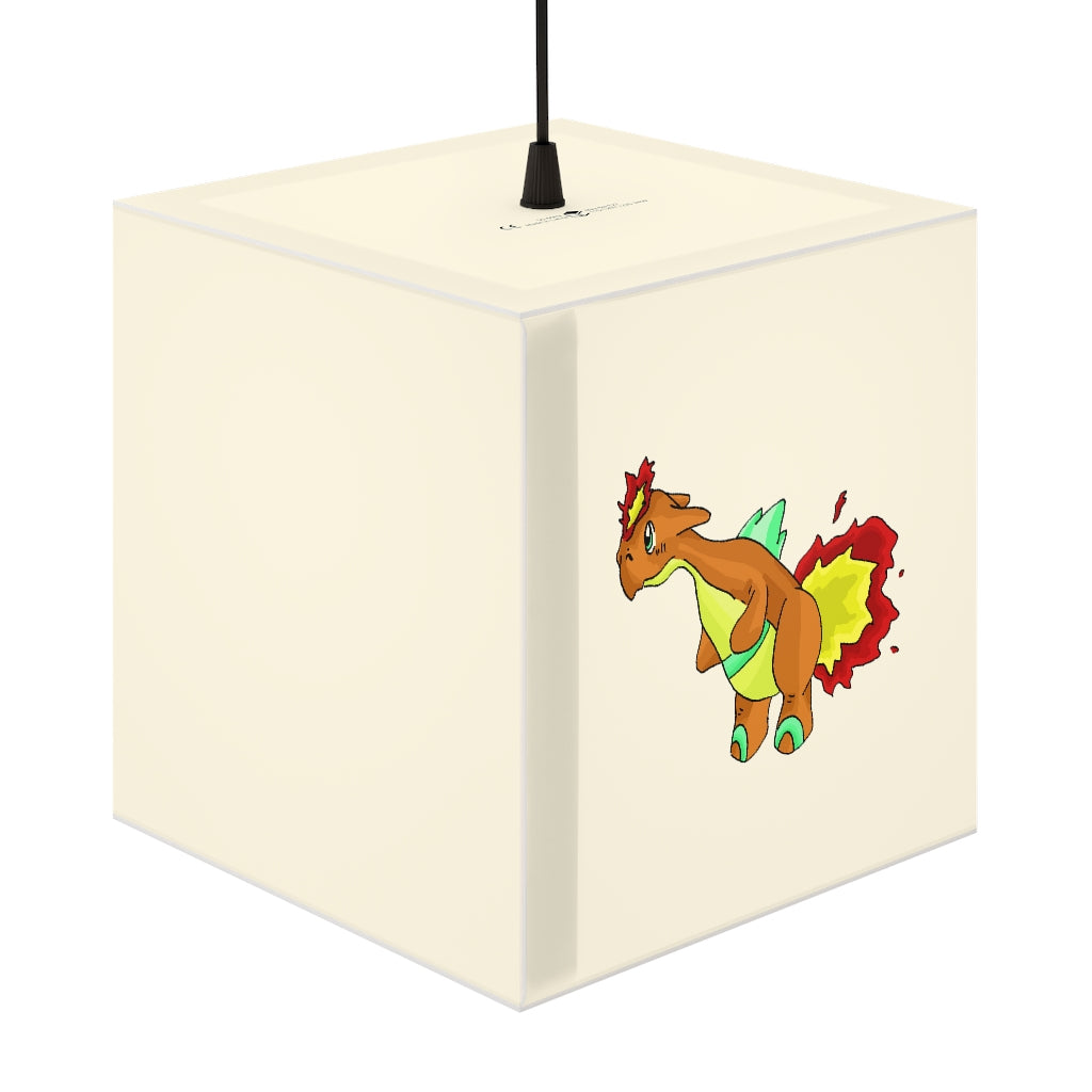 Chibiki Personalized Lamp showcasing a unique cube design, perfect for home or shop decor.