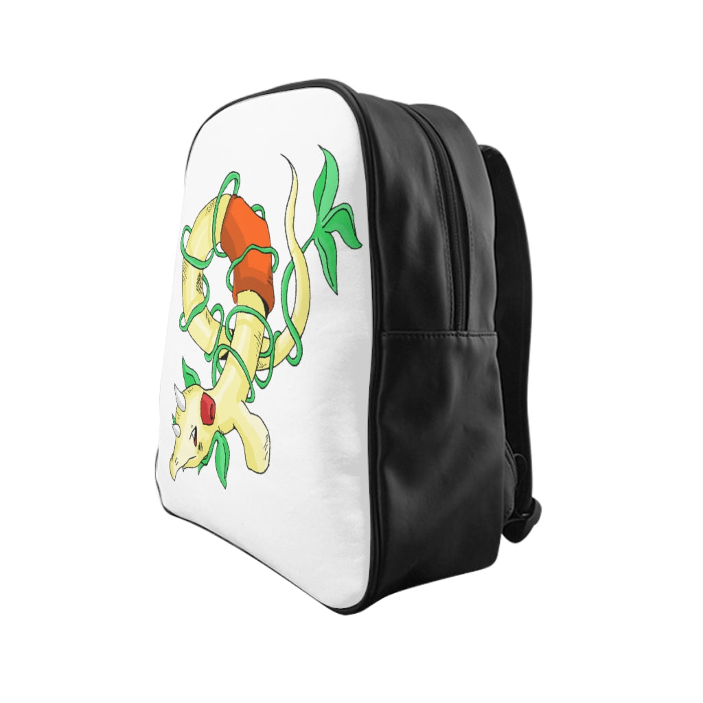 Chickgoton School Backpack featuring a stylish design with quality print, padded back, and multiple inside pockets for organization.