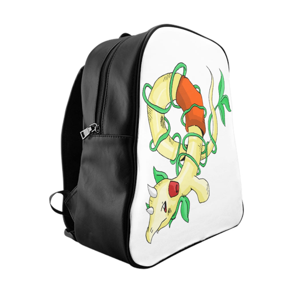 Chickgoton School Backpack featuring a stylish design with quality print, padded back, and multiple inside pockets for organization.