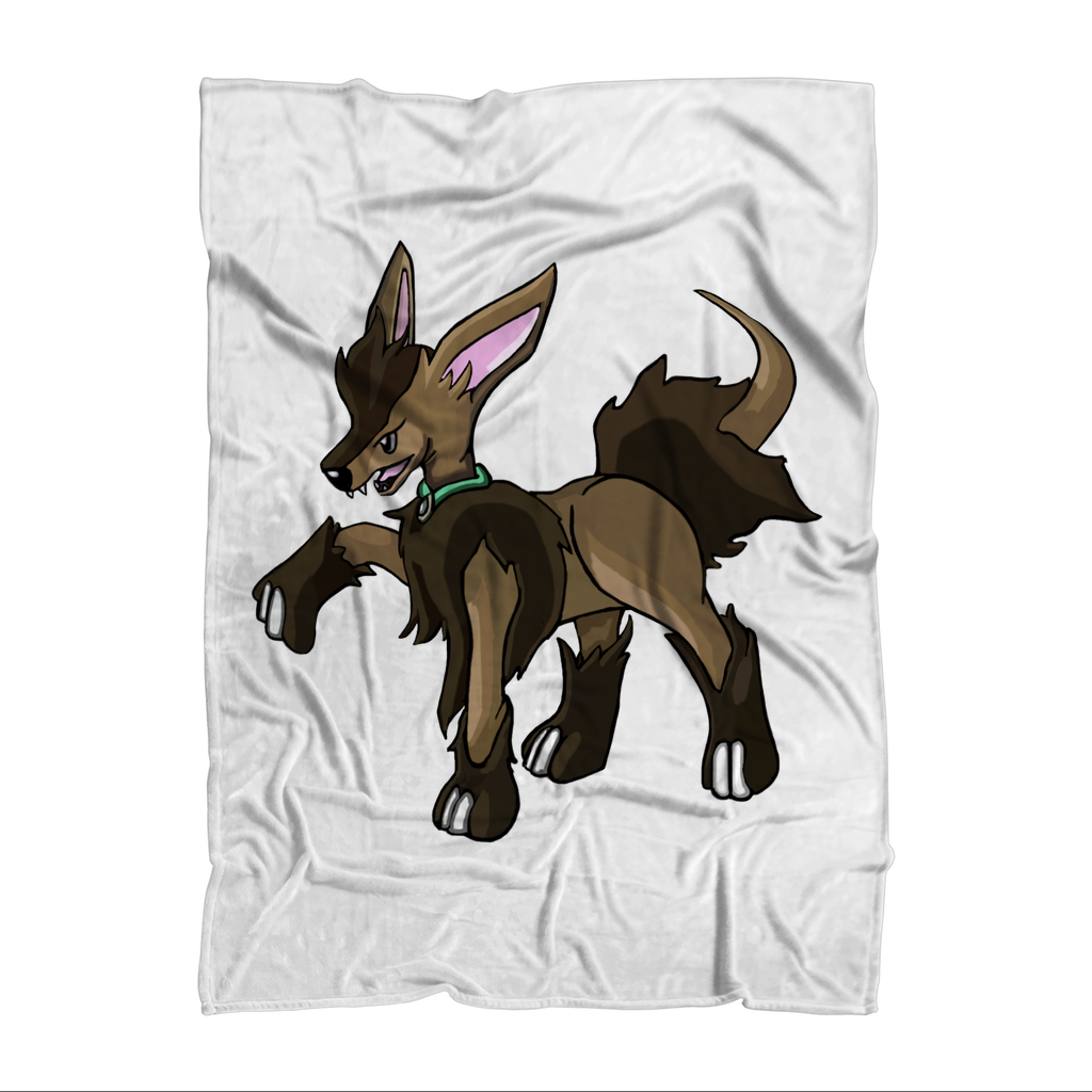 Chihuahuan sublimation throw blanket featuring vibrant colors and soft polar fleece fabric, perfect for cozying up.