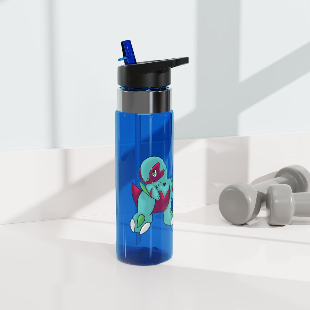 Chiki Kensington Tritan™ Sport Bottle in vibrant colors with a carabiner hook, showcasing its sleek design and spill-resistant lid.