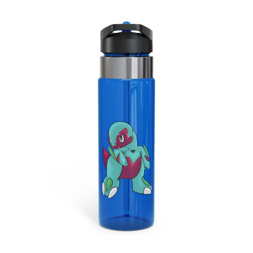 Chiki Kensington Tritan™ Sport Bottle in vibrant colors with a carabiner hook, showcasing its sleek design and spill-resistant lid.