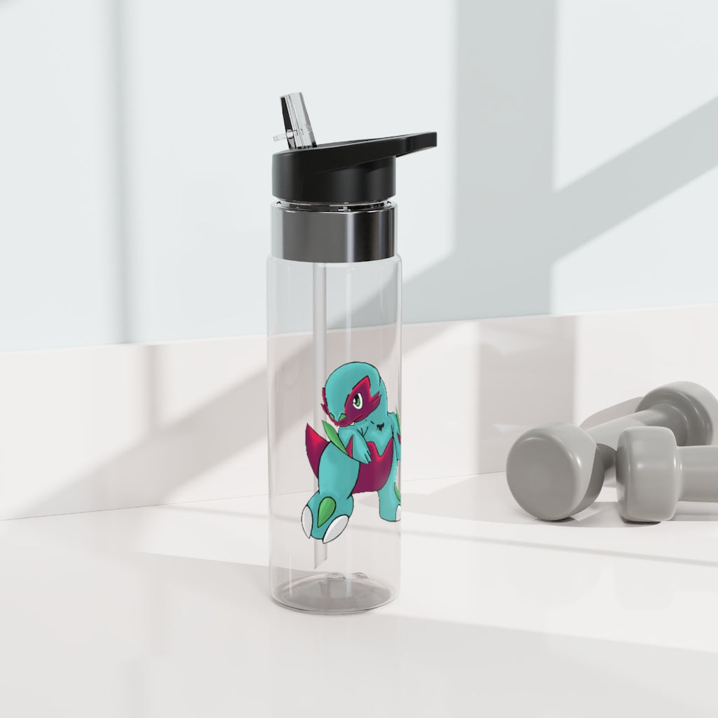 Chiki Kensington Tritan™ Sport Bottle in vibrant colors with a carabiner hook, showcasing its sleek design and spill-resistant lid.