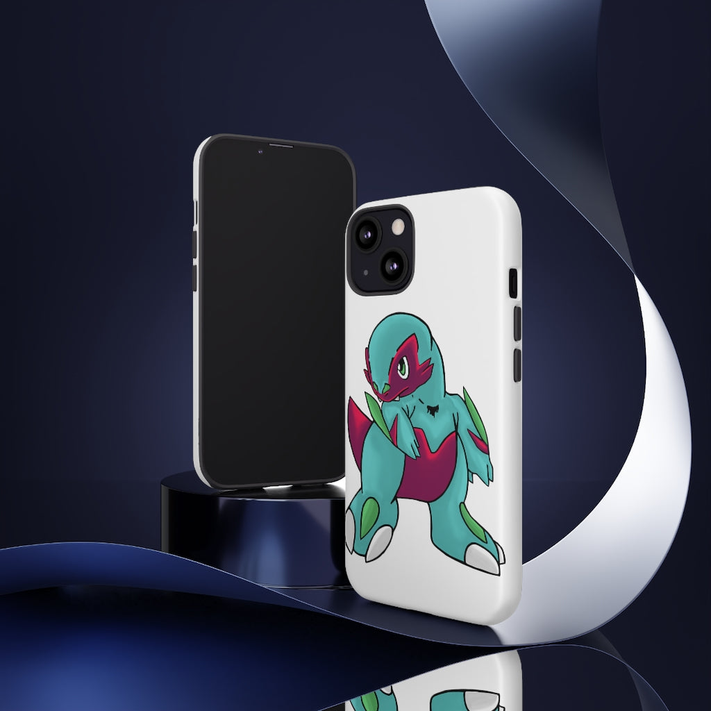 Chiki Tough Case showcasing vibrant design and dual-layer protection for smartphones.