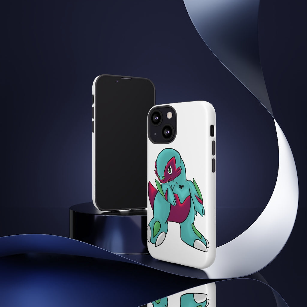 Chiki Tough Case showcasing vibrant design and dual-layer protection for smartphones.