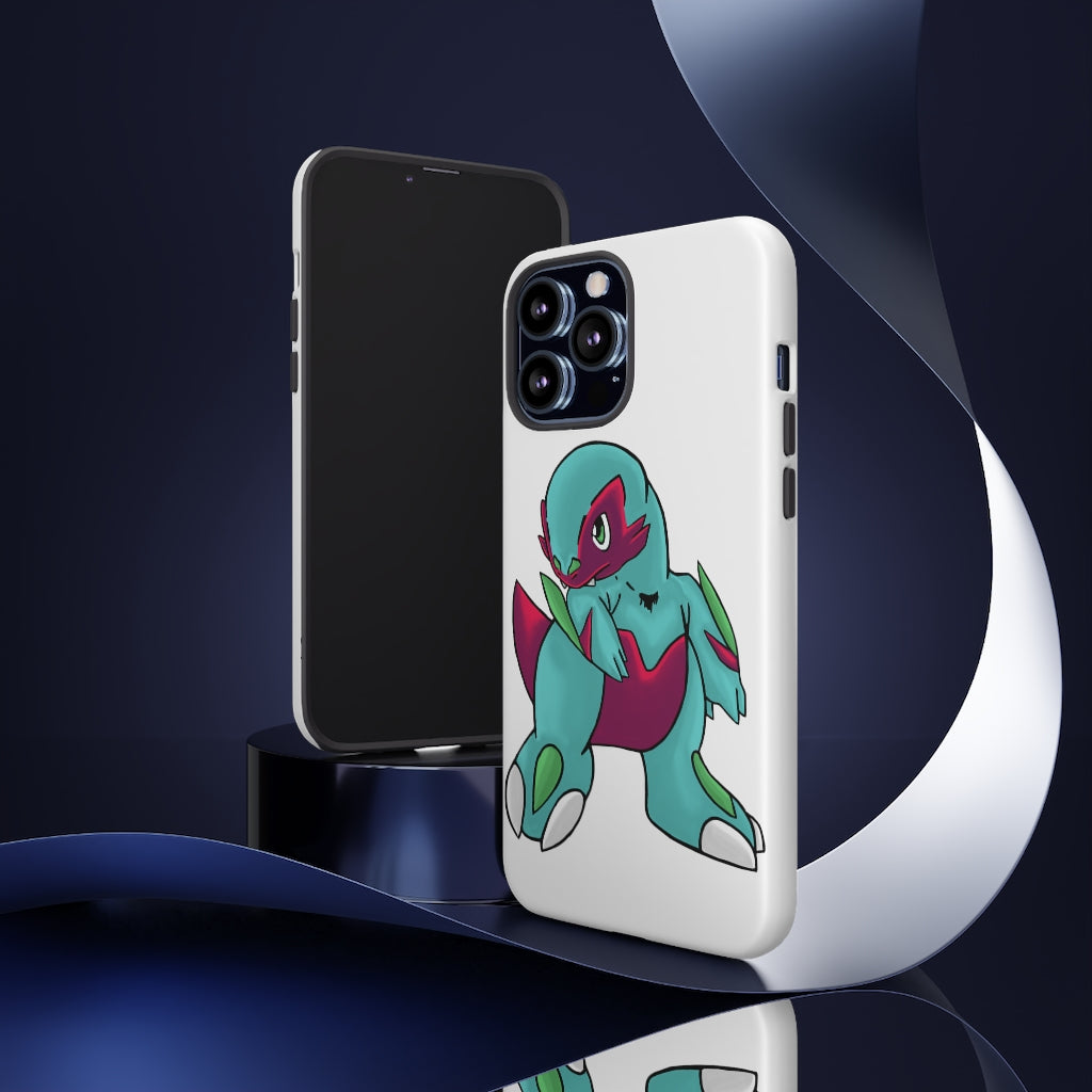 Chiki Tough Case showcasing vibrant design and dual-layer protection for smartphones.