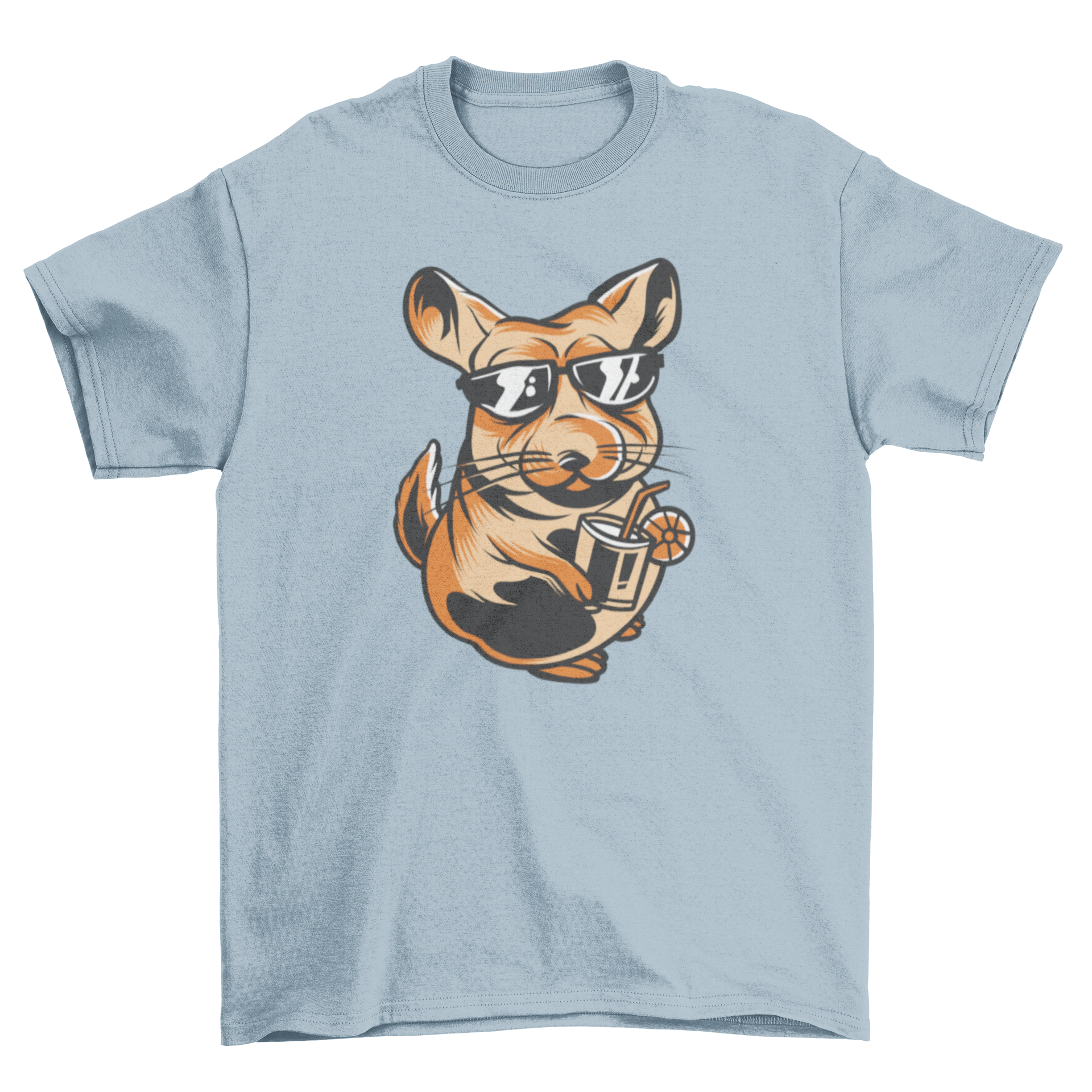 Chill Chinchilla T-Shirt featuring a relaxed chinchilla graphic design on a soft fabric.