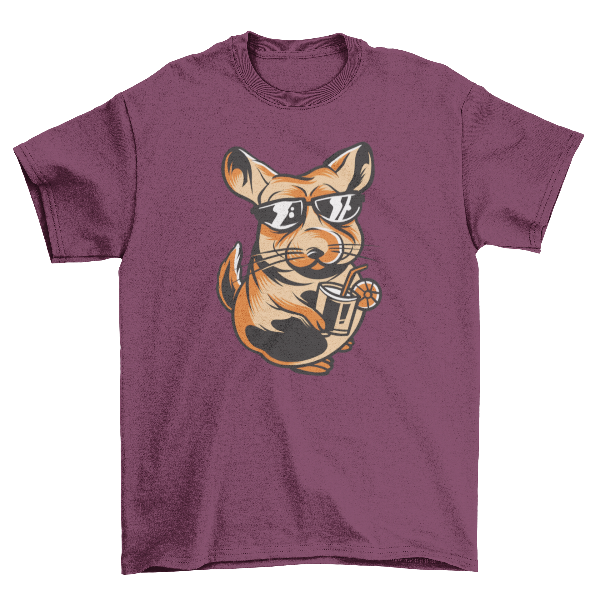 Chill Chinchilla T-Shirt featuring a relaxed chinchilla graphic design on a soft fabric.