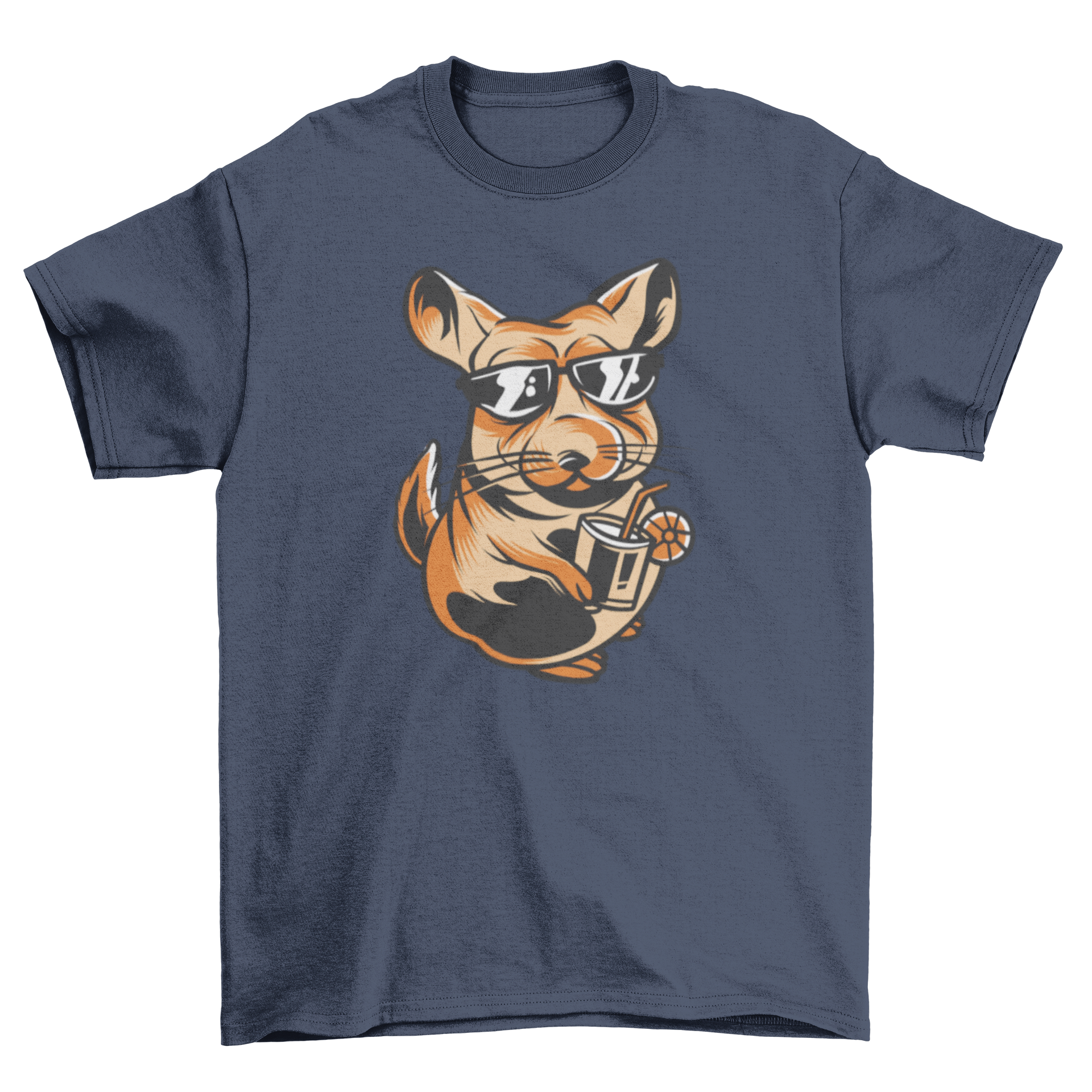 Chill Chinchilla T-Shirt featuring a relaxed chinchilla graphic design on a soft fabric.