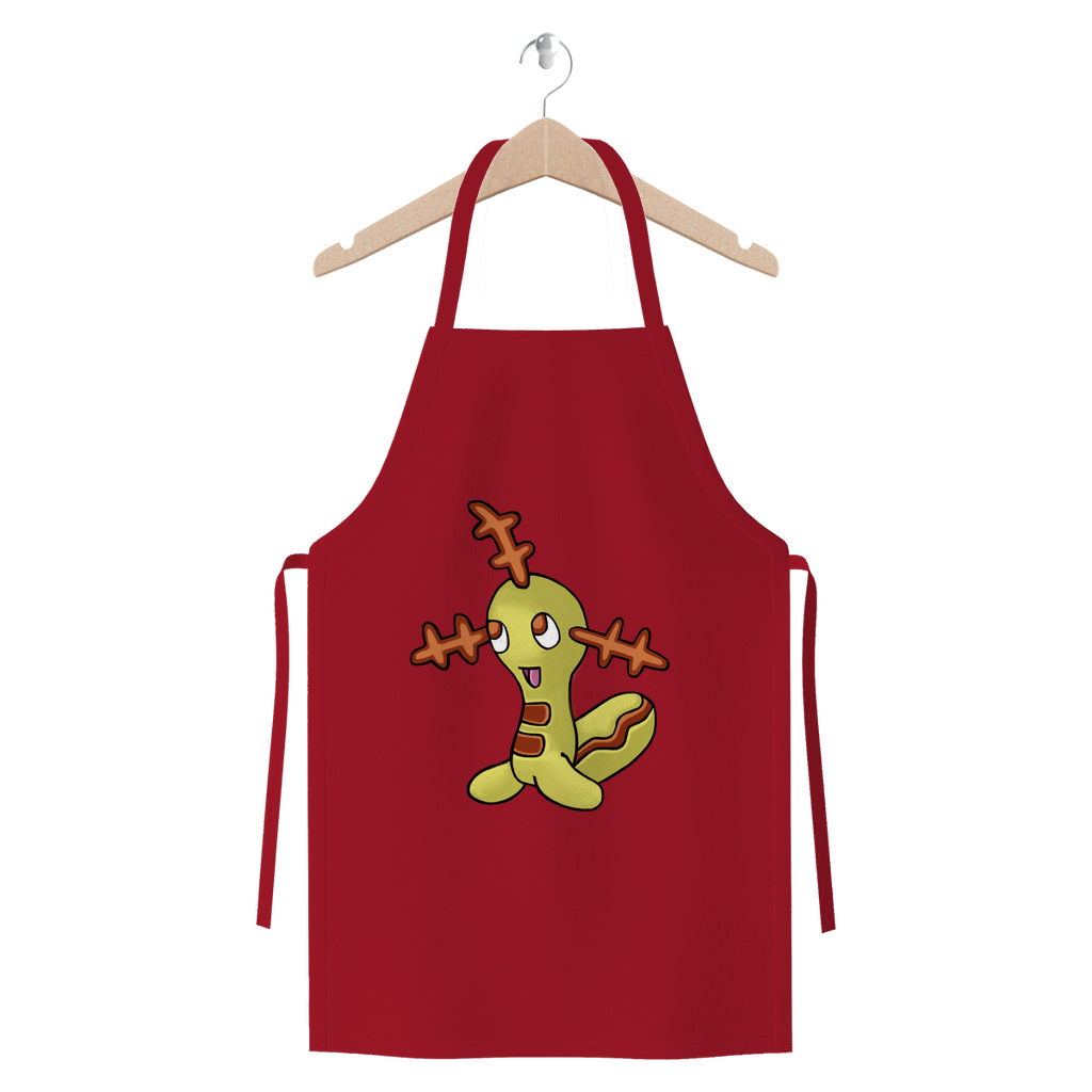 Chinchow Premium Jersey Apron made from heavyweight cotton twill, featuring self-fabric ties and available in various colors.