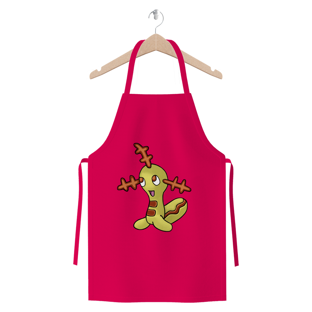 Chinchow Premium Jersey Apron made from heavyweight cotton twill, featuring self-fabric ties and available in various colors.