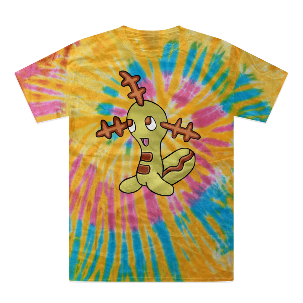 Chinchow Tie-Dye T-Shirt featuring vibrant colors and unique patterns, made from 100% heavyweight cotton with double-needle stitching.