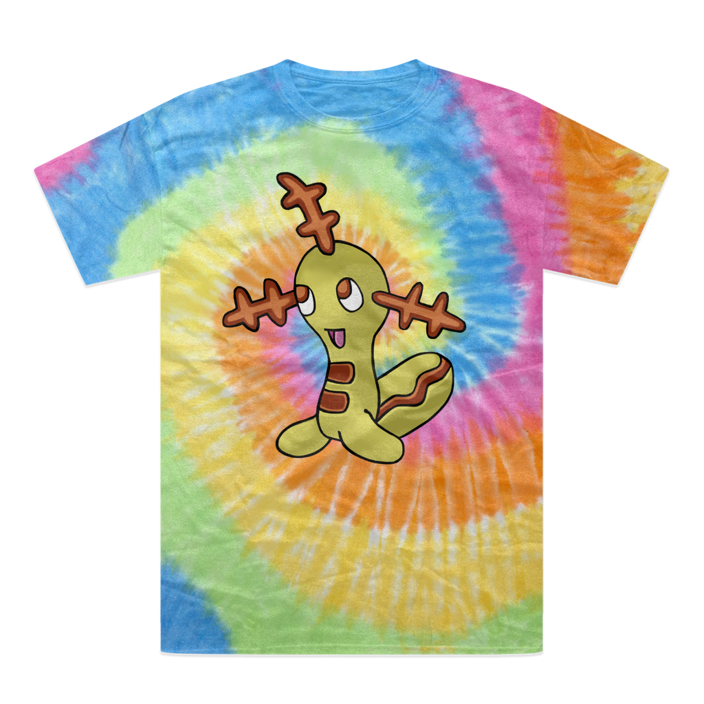 Chinchow Tie-Dye T-Shirt featuring vibrant colors and unique patterns, made from 100% heavyweight cotton with double-needle stitching.