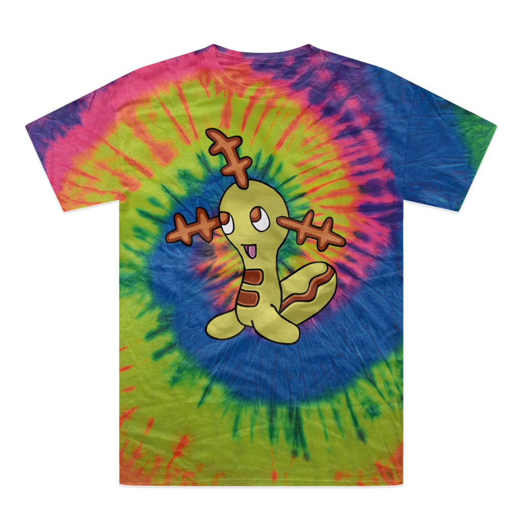 Chinchow Tie-Dye T-Shirt featuring vibrant colors and unique patterns, made from 100% heavyweight cotton with double-needle stitching.