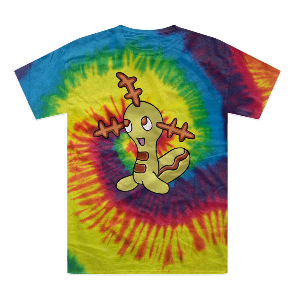 Chinchow Tie-Dye T-Shirt featuring vibrant colors and unique patterns, made from 100% heavyweight cotton with double-needle stitching.