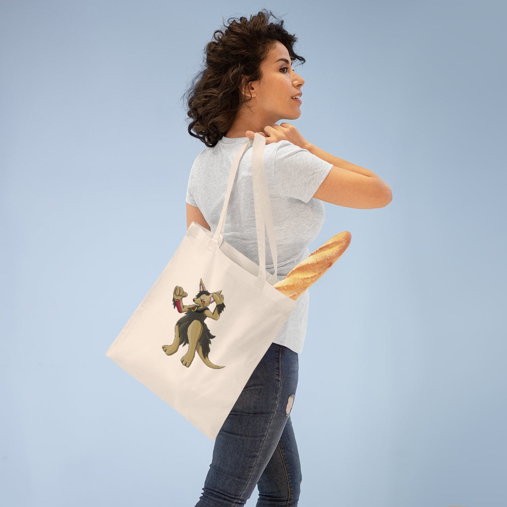 Chiwuadud Tote Bag made of 100% cotton with cross-stitched handles, available in various colors.