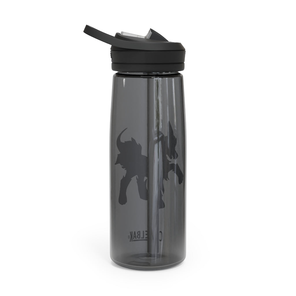 Chiwuahun CamelBak Eddy® Water Bottle in 20oz and 25oz sizes, showcasing its robust design and easy-carry handle.