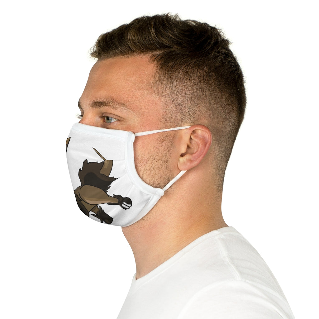 Chiwuahun Cotton Face Mask featuring unique motifs and photography, made from 100% cotton with adjustable earloops and nose wire.