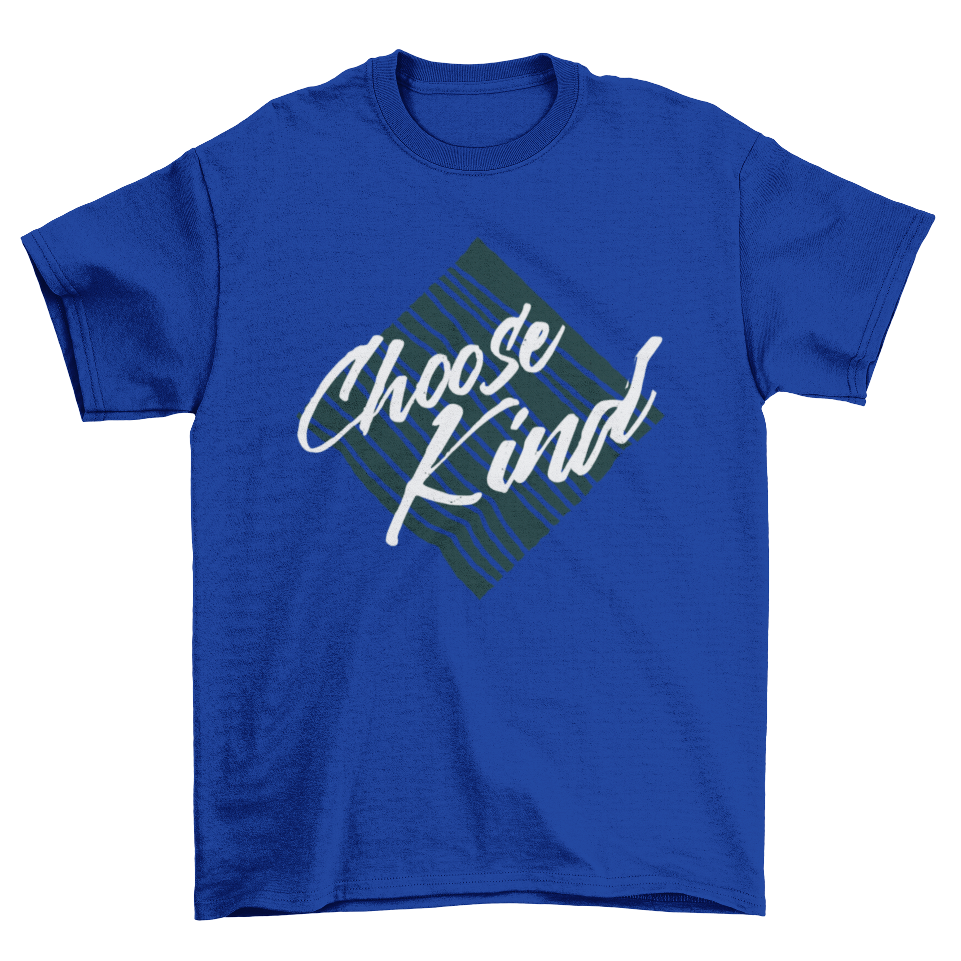 Choose Kind T-Shirt featuring bold lettering promoting kindness and positivity, made from soft fabric.