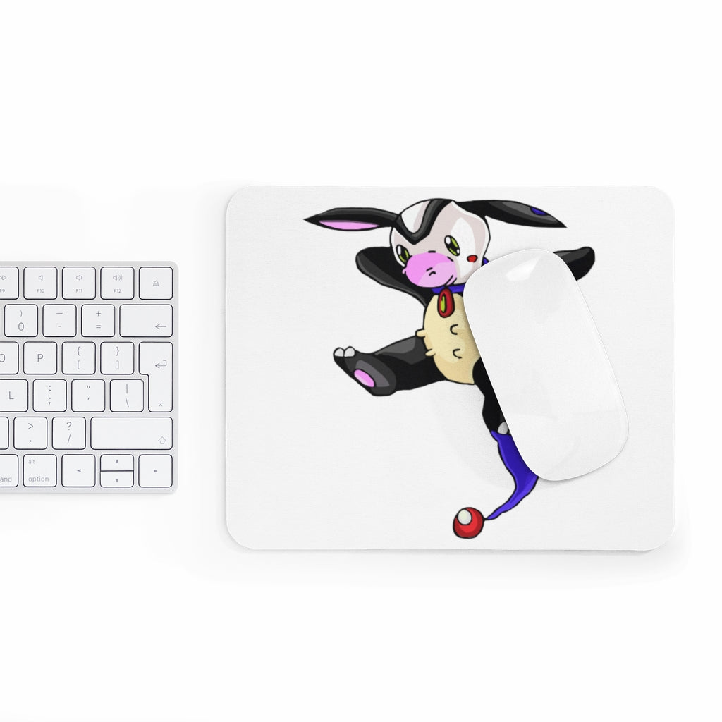 Choyri Mouse Pad featuring a vibrant full print design on a smooth Neoprene surface, ideal for enhancing workspace aesthetics.