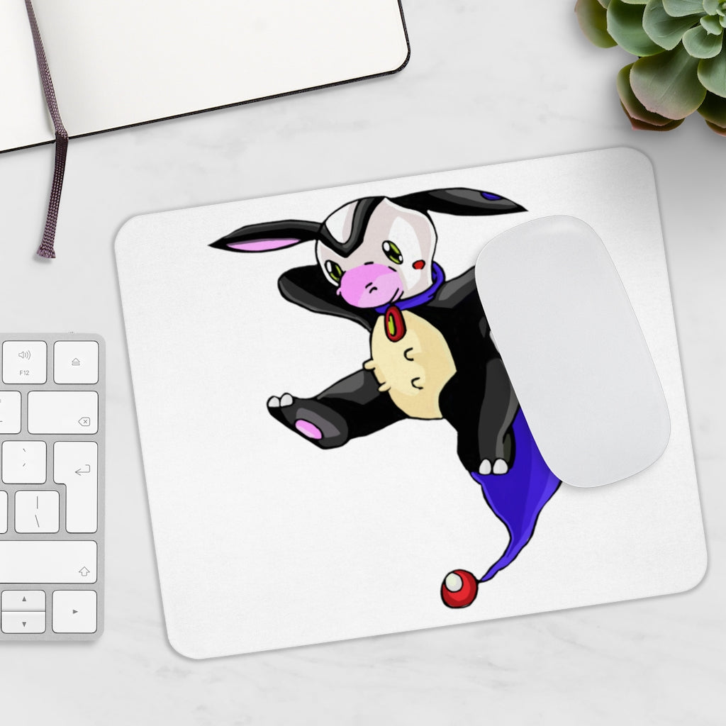 Choyri Mouse Pad featuring a vibrant full print design on a smooth Neoprene surface, ideal for enhancing workspace aesthetics.