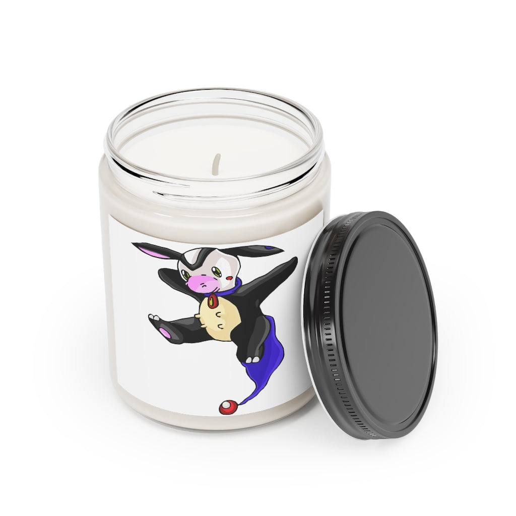 Choyri Scented Candle in a glass container, featuring a warm Cinnamon Stick and Vanilla scent, hand-poured with vegan soy coconut wax.