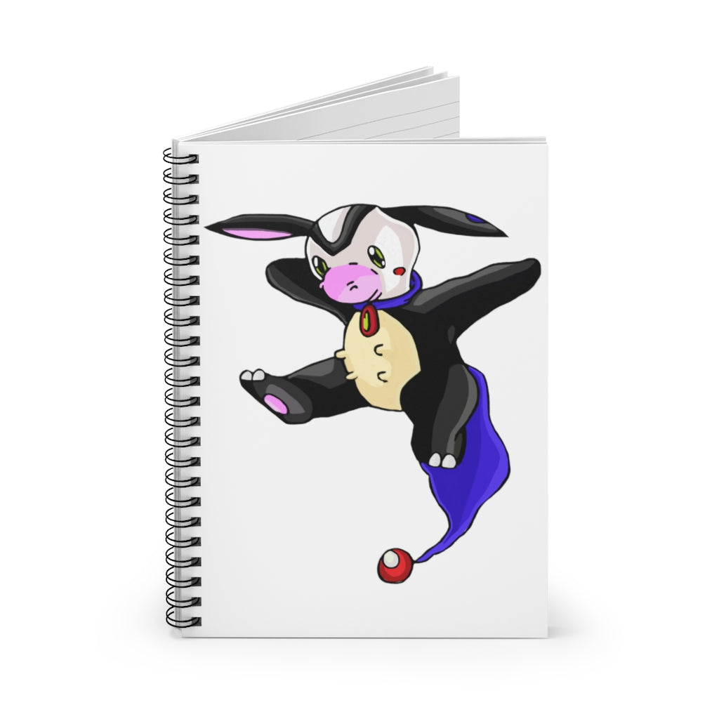 Choyri Spiral Notebook with ruled line pages and a colorful printed front cover, featuring a black back cover.