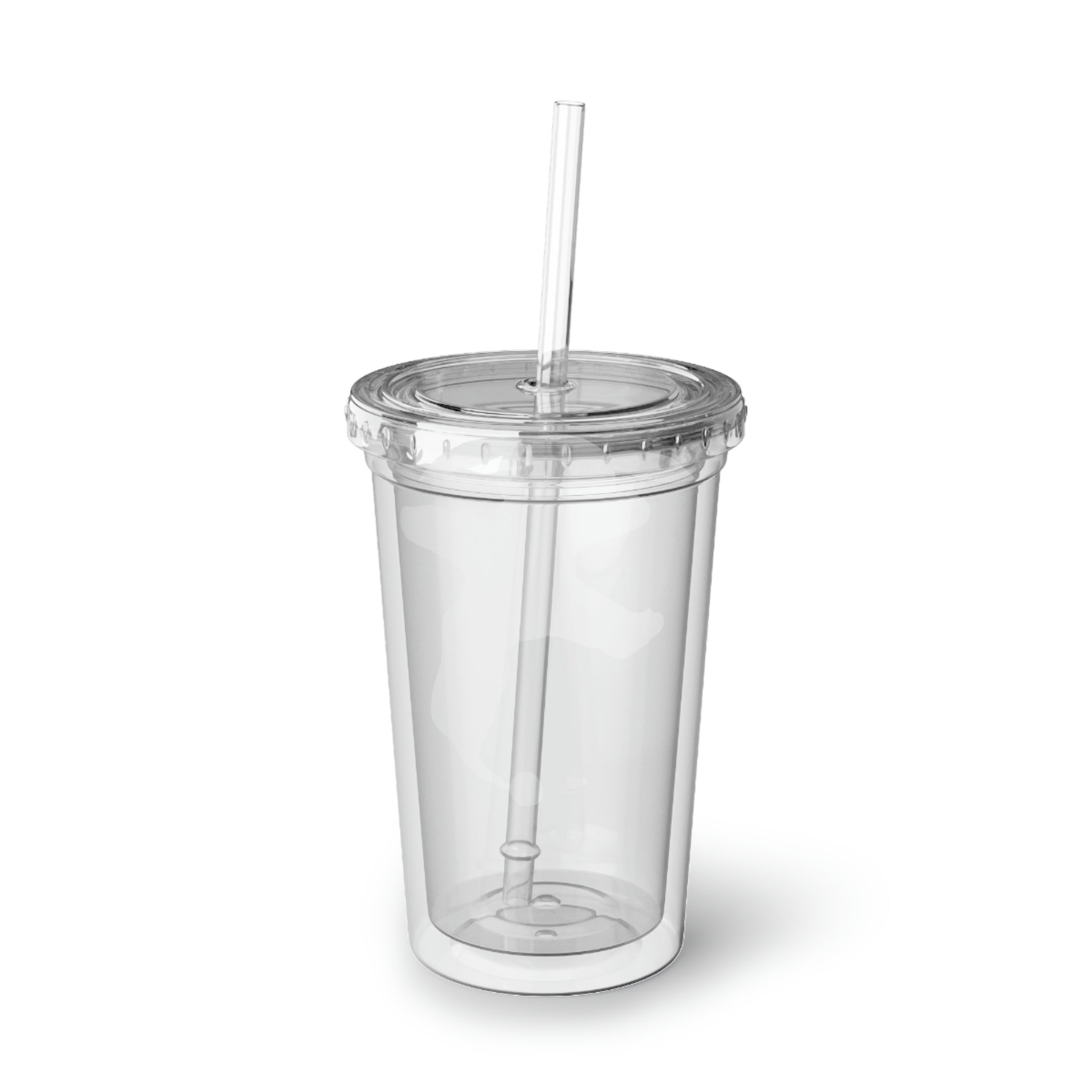 Choyri Suave Acrylic Cup with vibrant artwork, double-wall insulation, and BPA-free lid and straw.