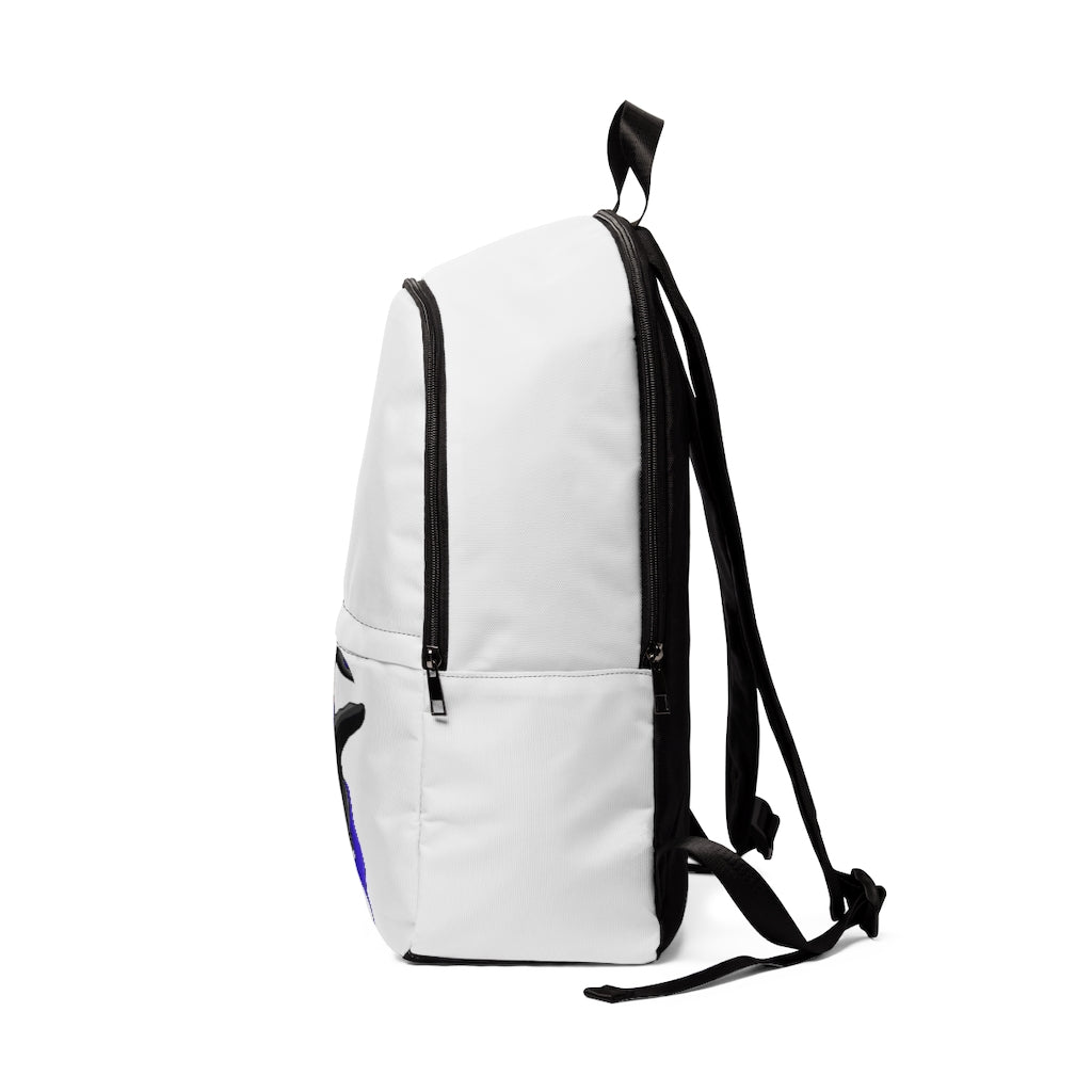 Choyri Unisex Fabric Backpack in stylish design, showcasing adjustable straps and padded back panel, perfect for school and travel.