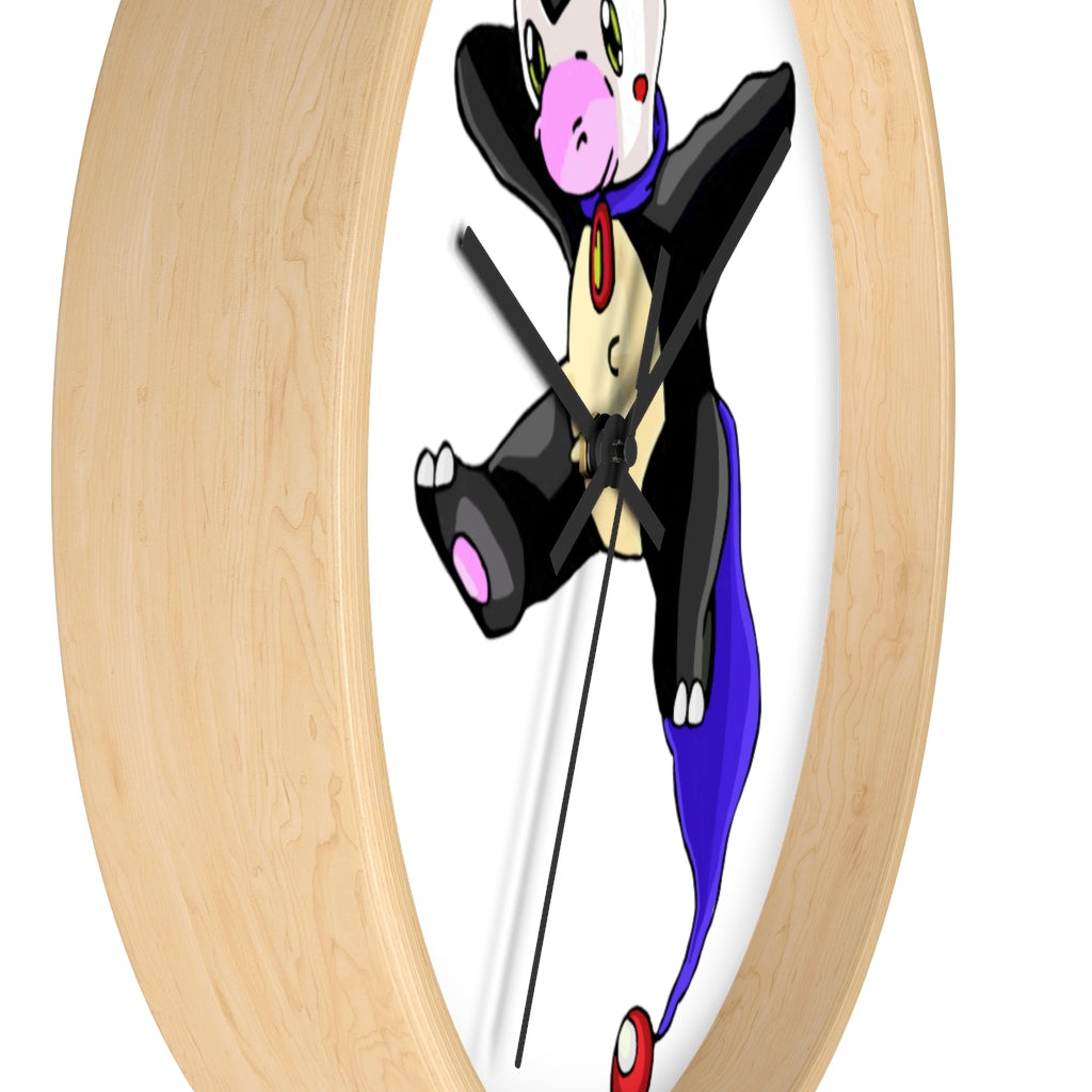 Choyri Wall Clock with wooden frame and plexiglass face, showcasing elegant design for home decor.