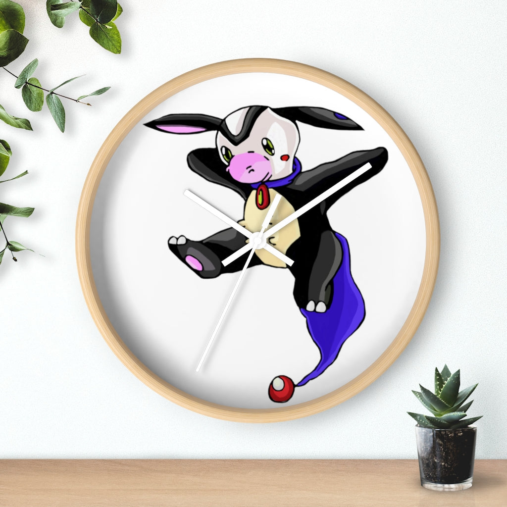 Choyri Wall Clock with wooden frame and plexiglass face, showcasing elegant design for home decor.