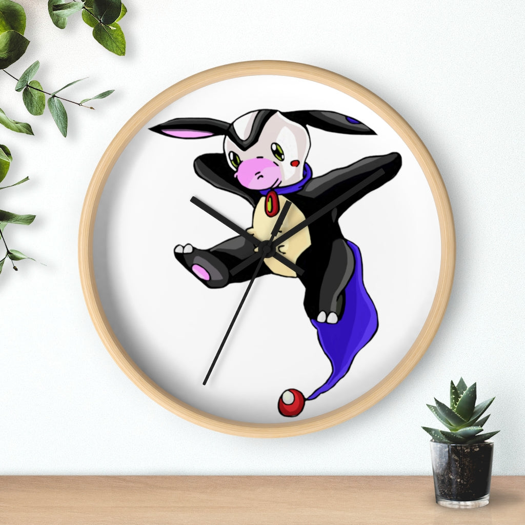 Choyri Wall Clock with wooden frame and plexiglass face, showcasing elegant design for home decor.