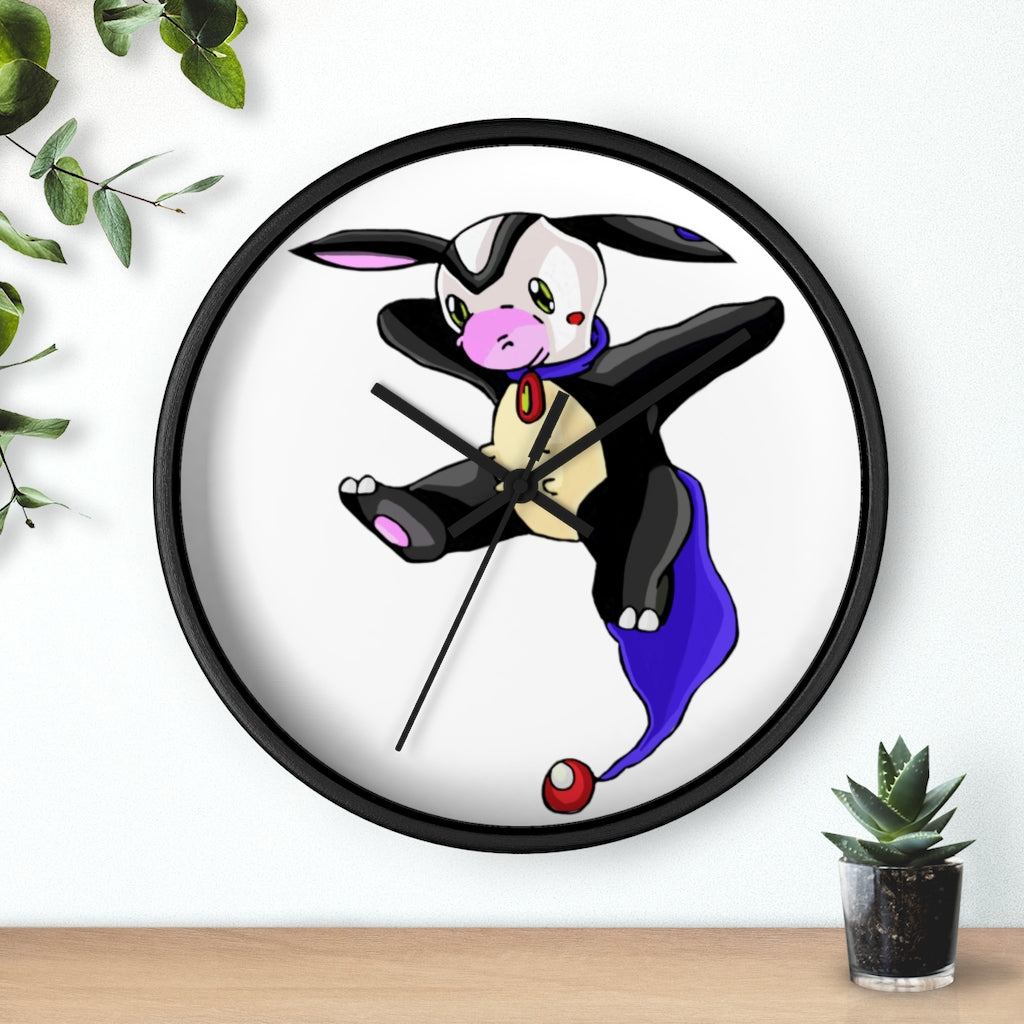 Choyri Wall Clock with wooden frame and plexiglass face, showcasing elegant design for home decor.