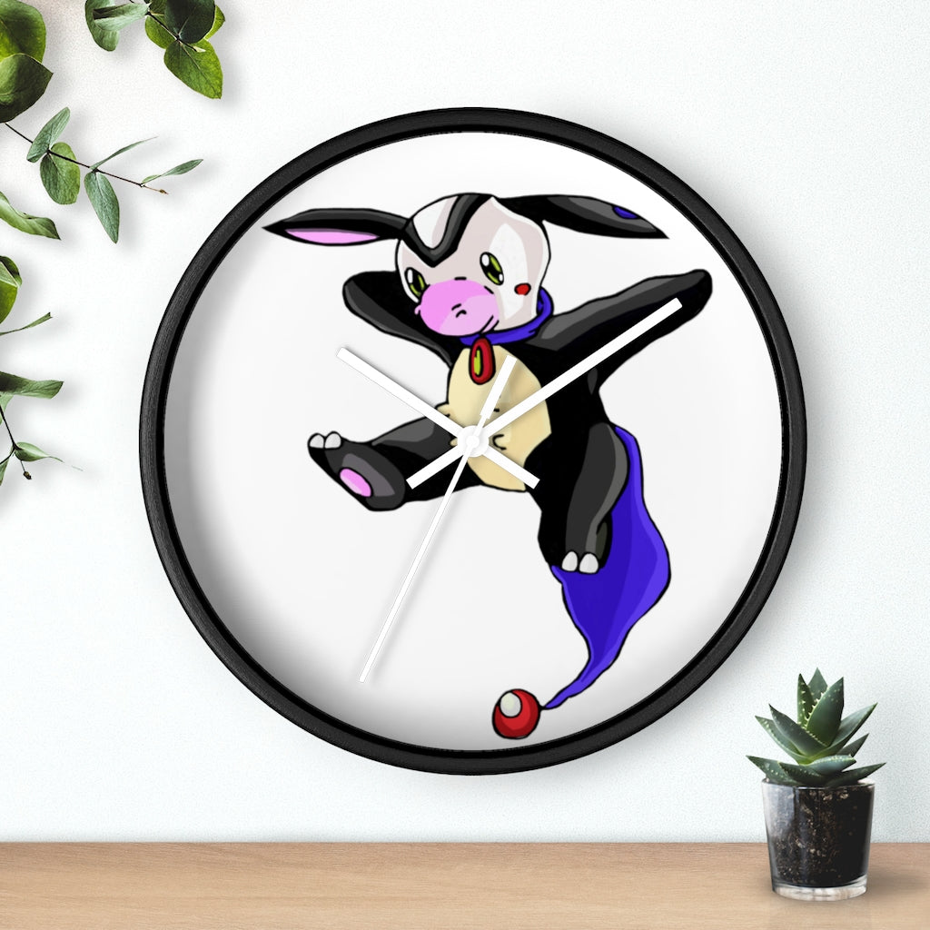 Choyri Wall Clock with wooden frame and plexiglass face, showcasing elegant design for home decor.