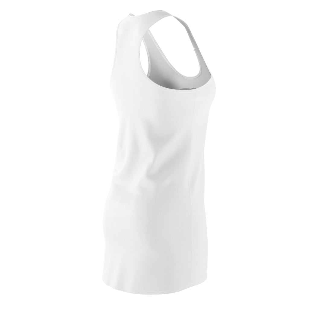 Choyri Women's Cut & Sew Racerback Dress showcasing a stylish and feminine design with a sporty racerback cut.