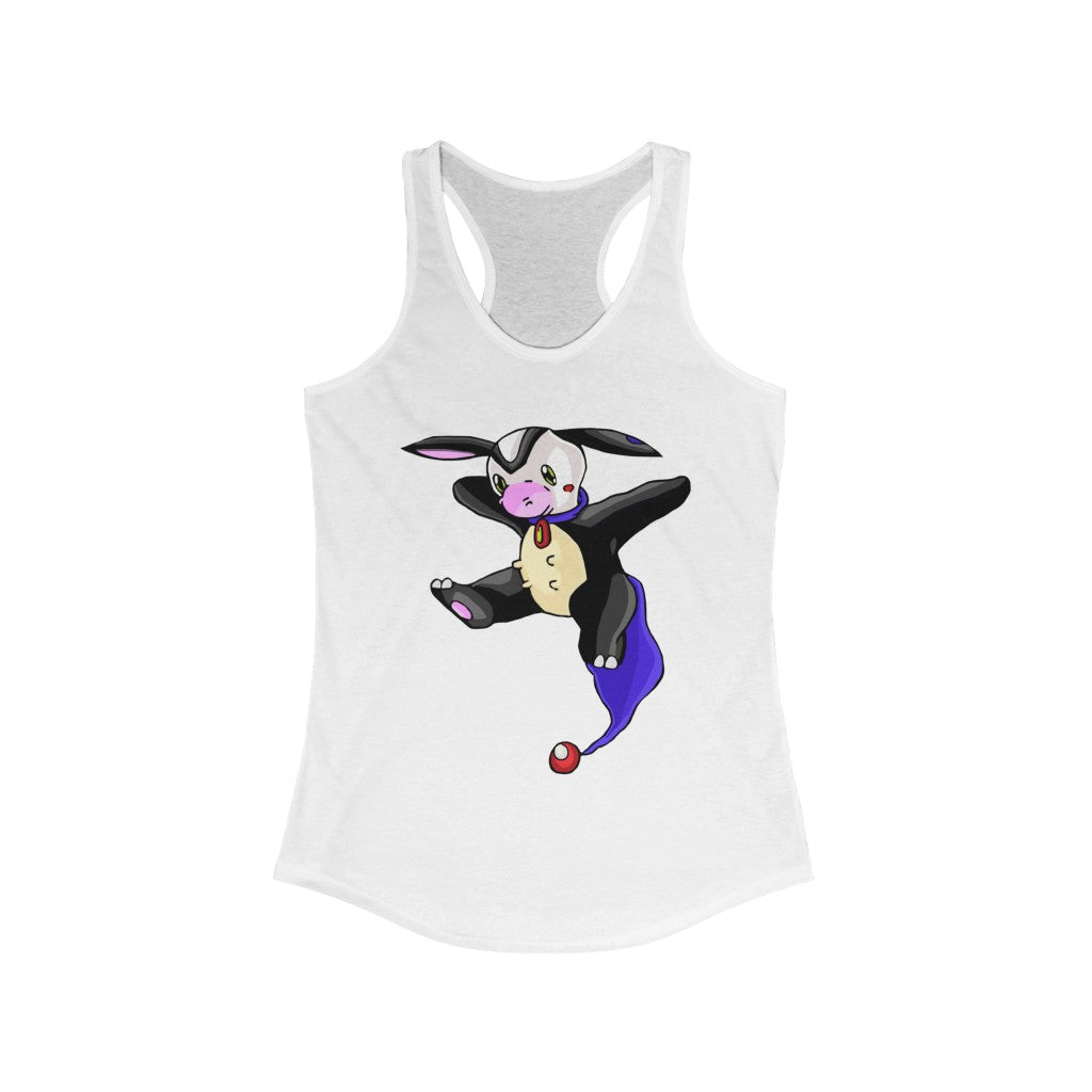 Choyri Women's Ideal Racerback Tank in a stylish slim fit, showcasing the racerback design and soft fabric.