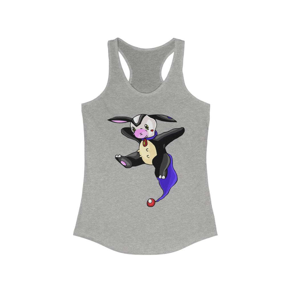 Choyri Women's Ideal Racerback Tank in a stylish slim fit, showcasing the racerback design and soft fabric.