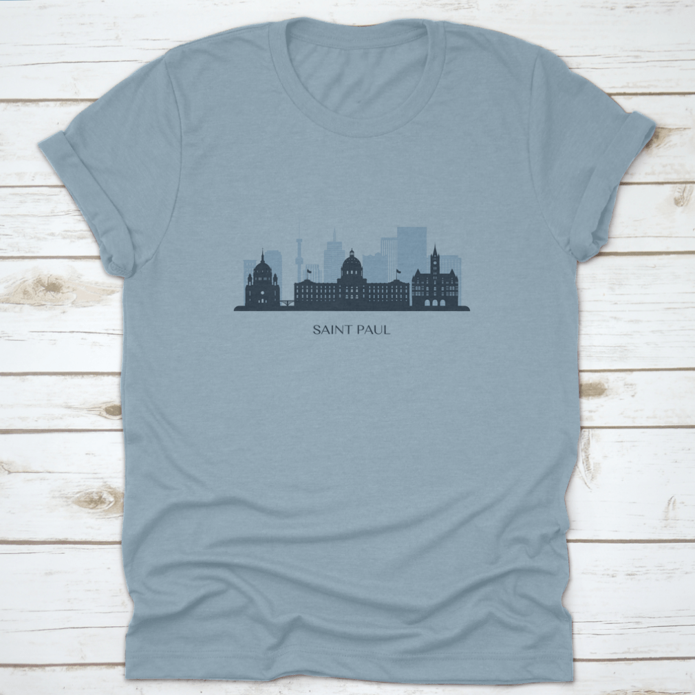 Stylish apparel featuring the Church of Saint Paul Skyline in London, made from 100% cotton for comfort and durability.