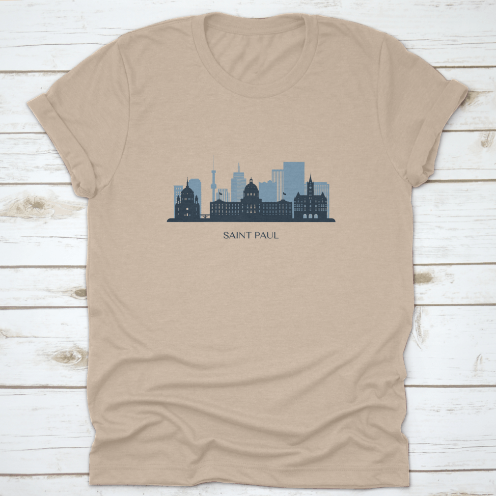 Stylish apparel featuring the Church of Saint Paul Skyline in London, made from 100% cotton for comfort and durability.