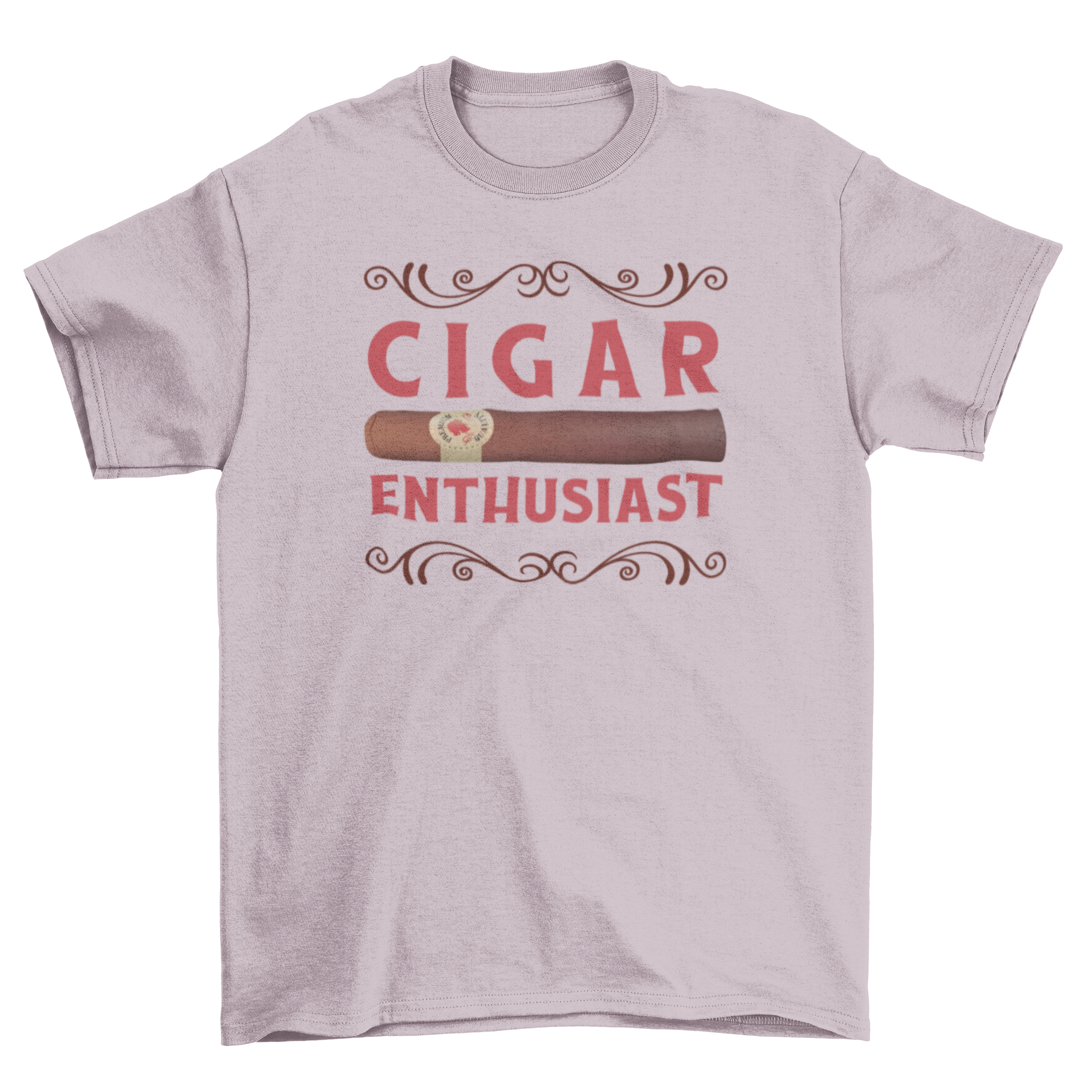 Cigar enthusiast t-shirt featuring the quote and cigar illustration, perfect for cigar lovers.