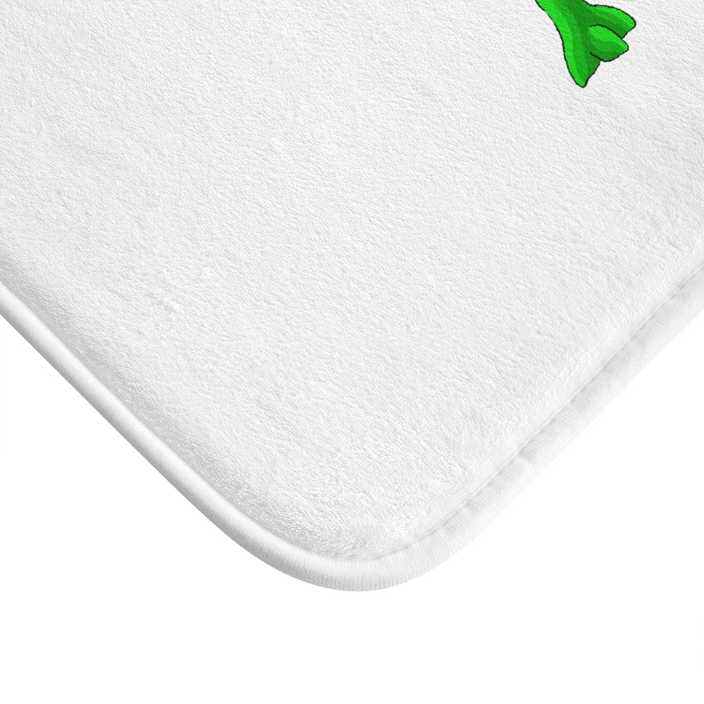 Clawmep Bath Mat featuring a stylish design with anti-slip backing, made from soft microfiber material.