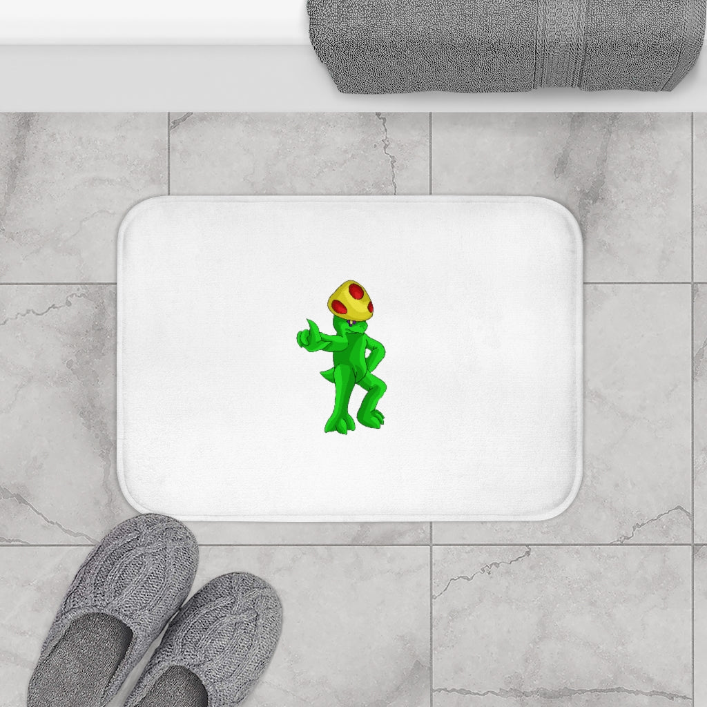 Clawmep Bath Mat featuring a stylish design with anti-slip backing, made from soft microfiber material.