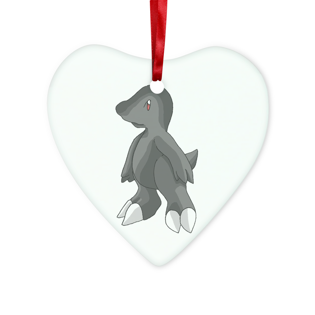 Cloudydo Glass Hanging Ornament in round and heart shapes, beautifully packaged with red ribbon and gold string.