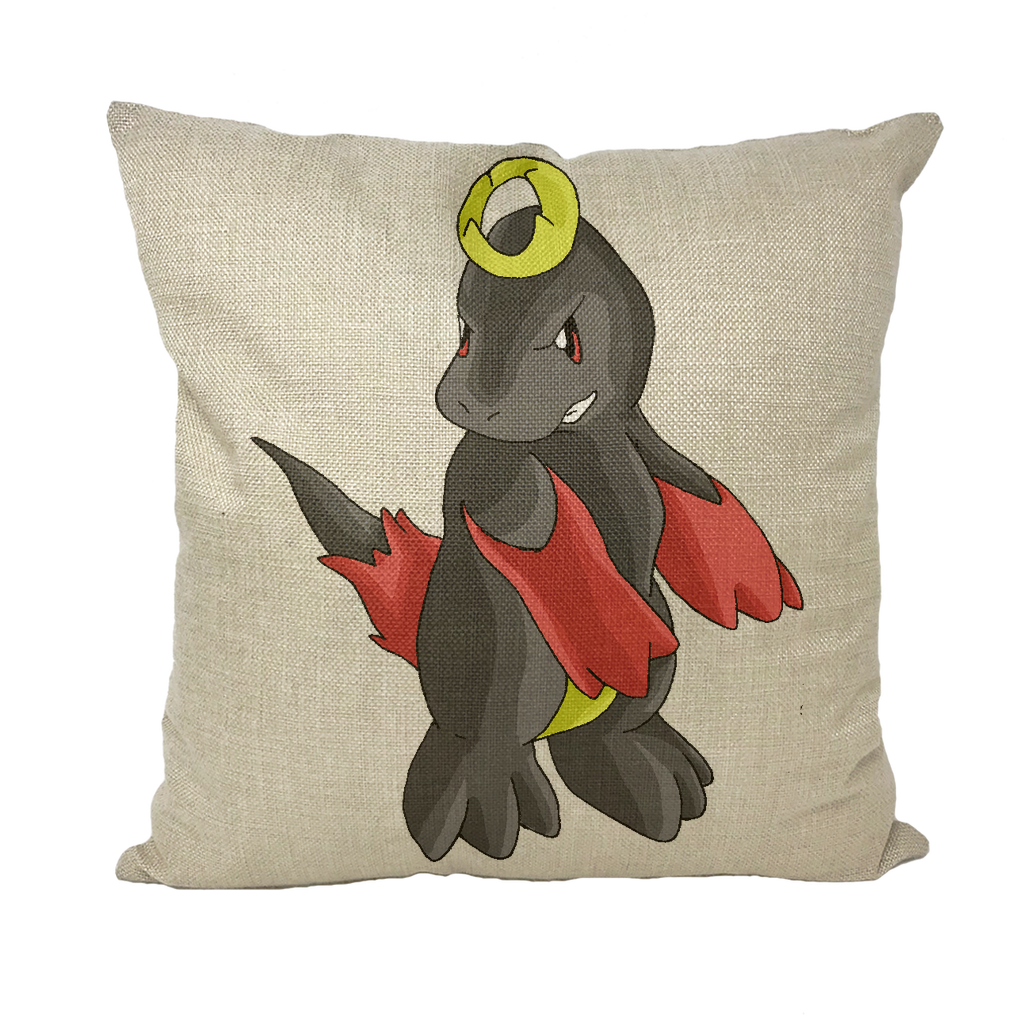 Clowdyking Throw Pillows in various styles including linen, canvas, and suede, showcasing their vibrant colors and textures.