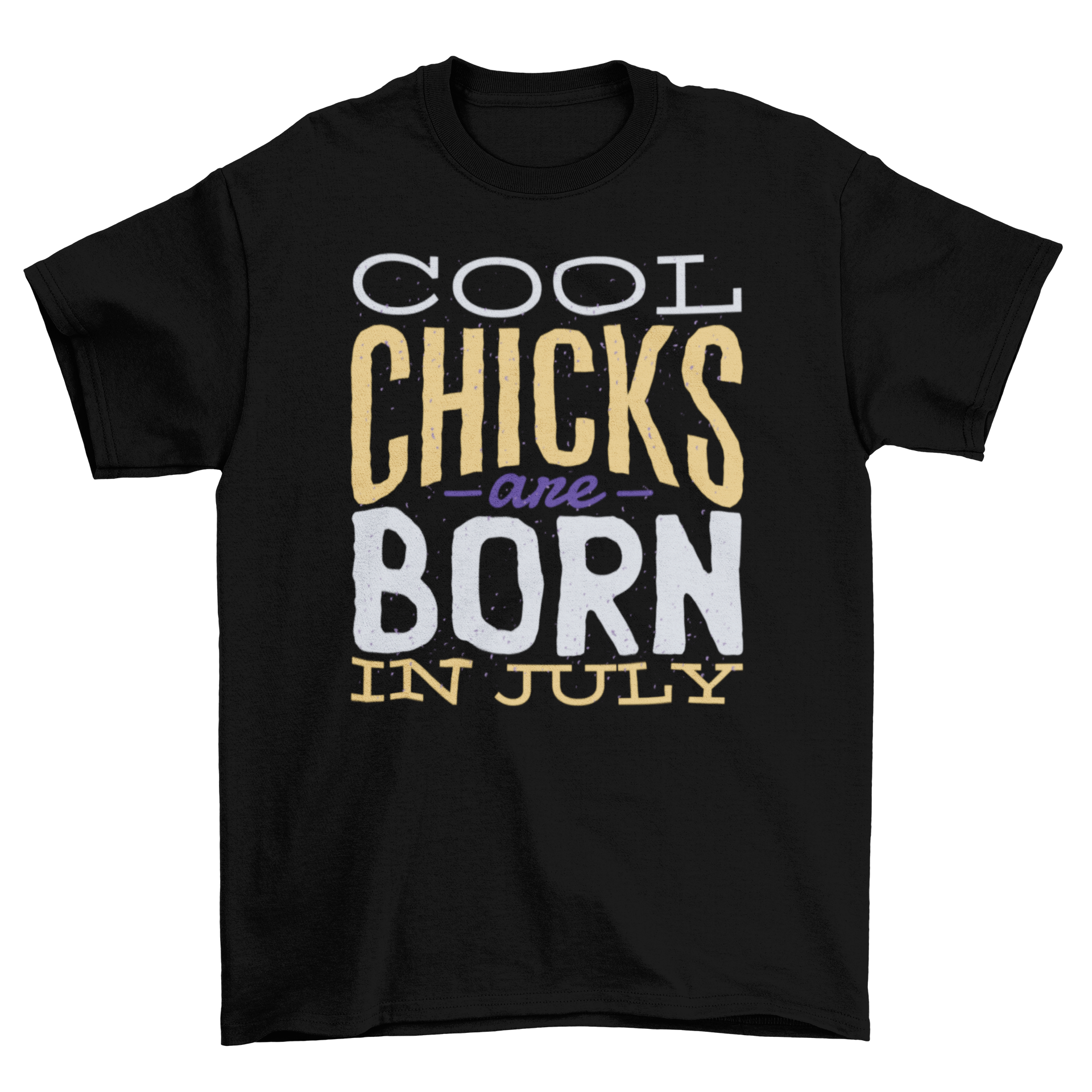 Cool Chicks Birthday T-Shirt Design featuring editable text for personalization, perfect for birthday celebrations.