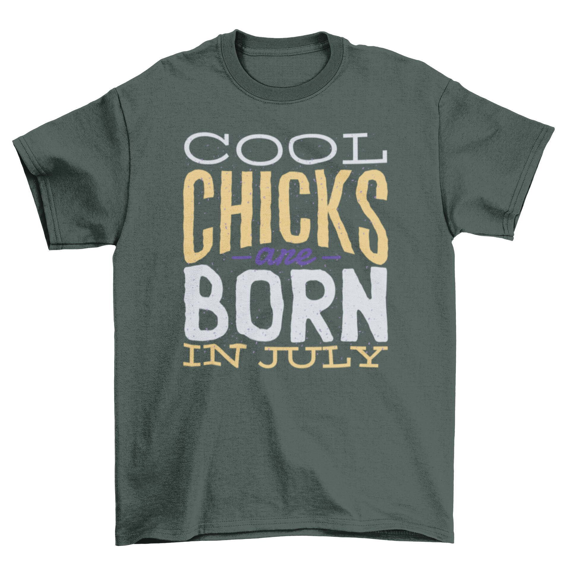 Cool Chicks Birthday T-Shirt Design featuring editable text for personalization, perfect for birthday celebrations.